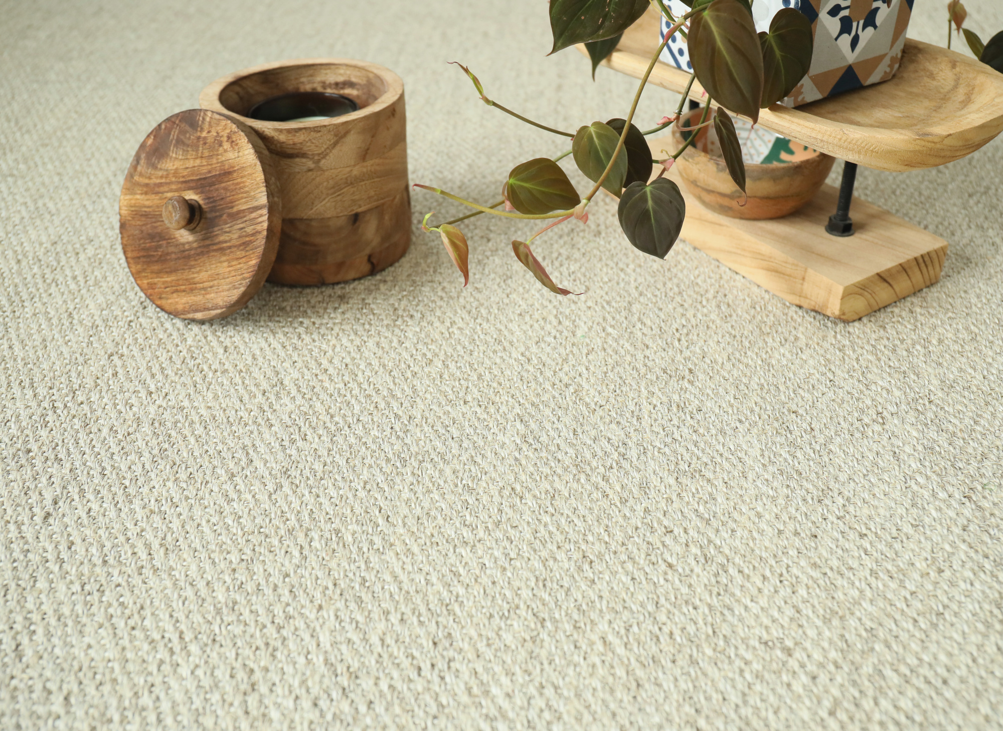 Sol Sisal Crafted Flocon d'avoine, texture sisal raffinée pour décoration contemporaine