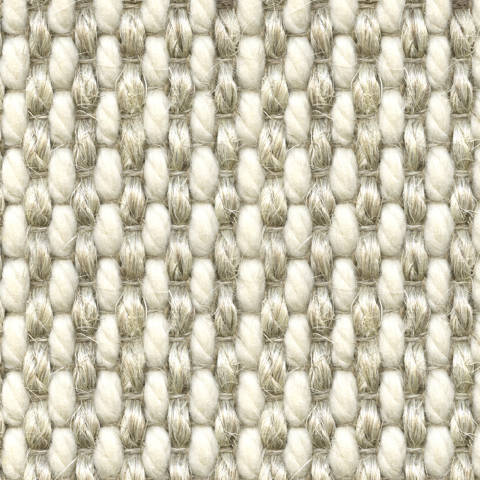 Moquette laine et sisal Organic - Milkshake vanille - Sans perspective