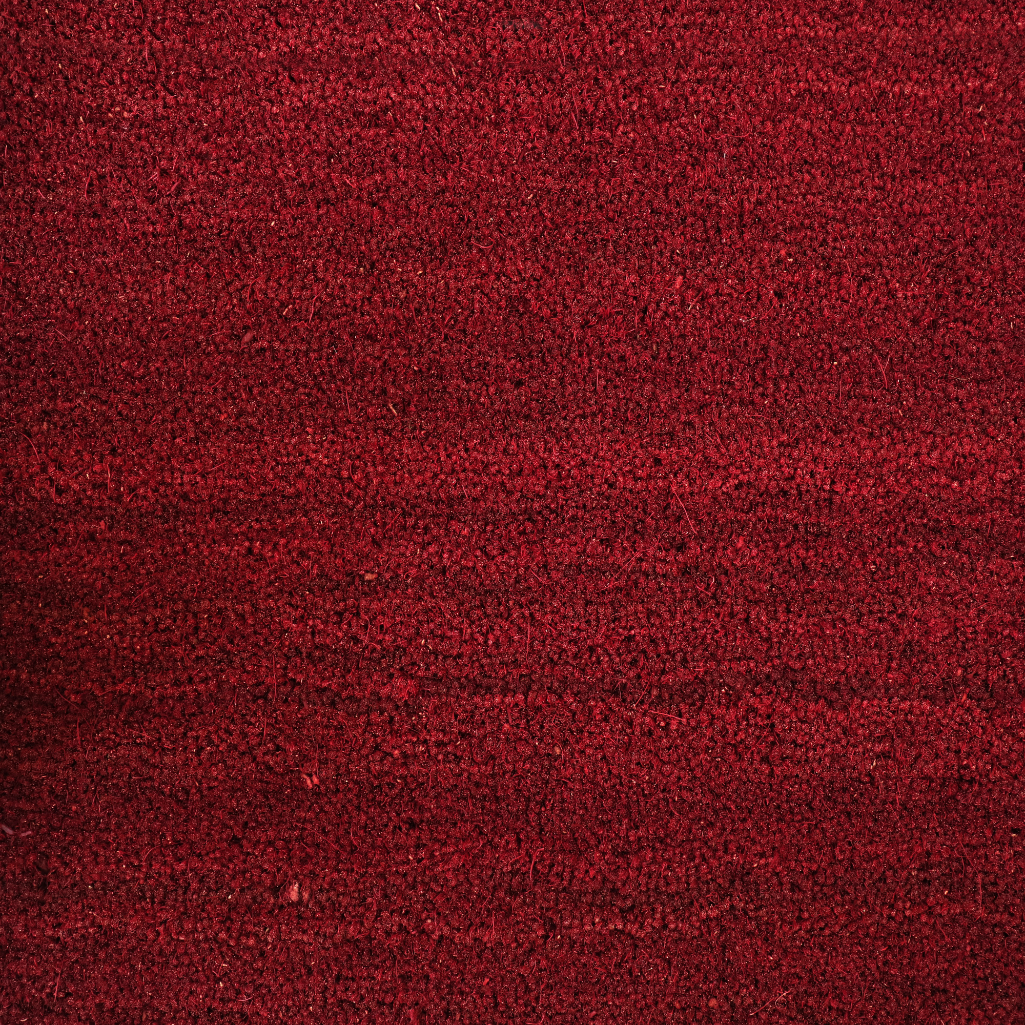 Paillasson brosse coco 17 mm rouge, coupe au mètre linéaire pour entrée