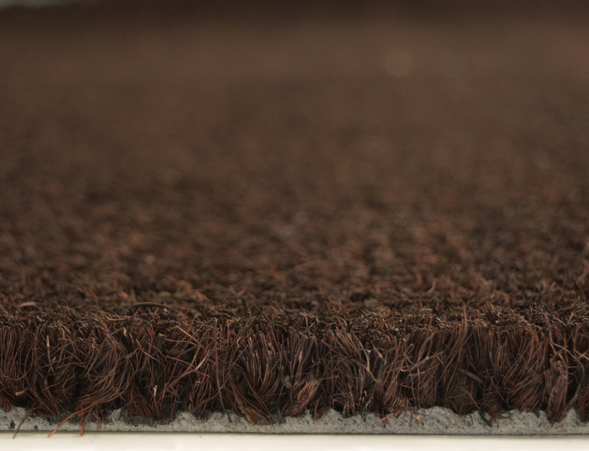 Paillasson brosse Spécial PMR-ERP Fibre de Coco 23 mm Marron, fibres naturelles résistantes pour commerces et bureaux