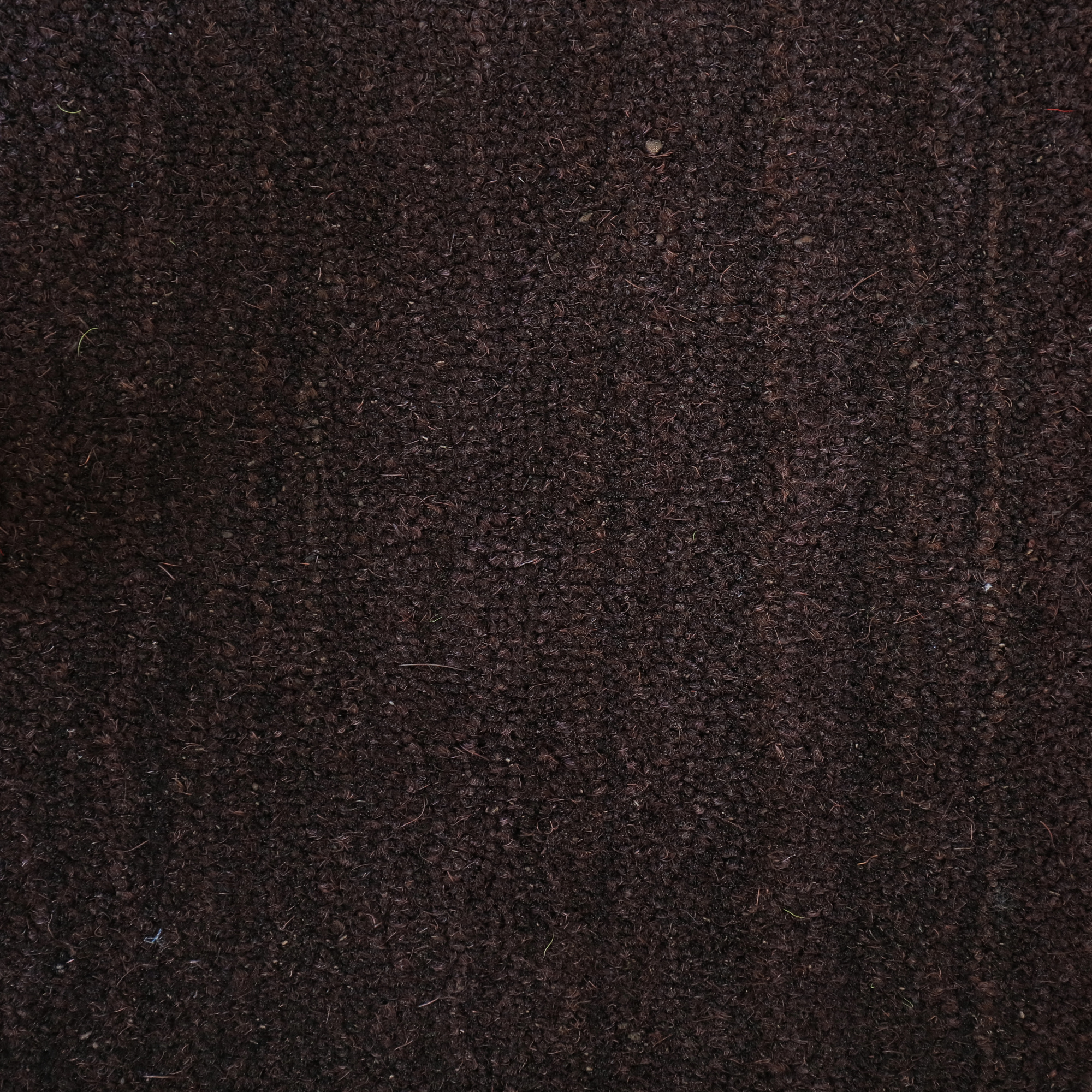 Paillasson brosse sur mesure coco 17 mm coloris brun, avec fibres naturelles denses