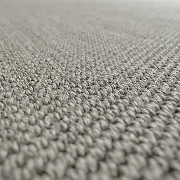 Sol Sisal - Muse - Lin cendré avec relief naturel et nuances douces propres aux fibres de sisal