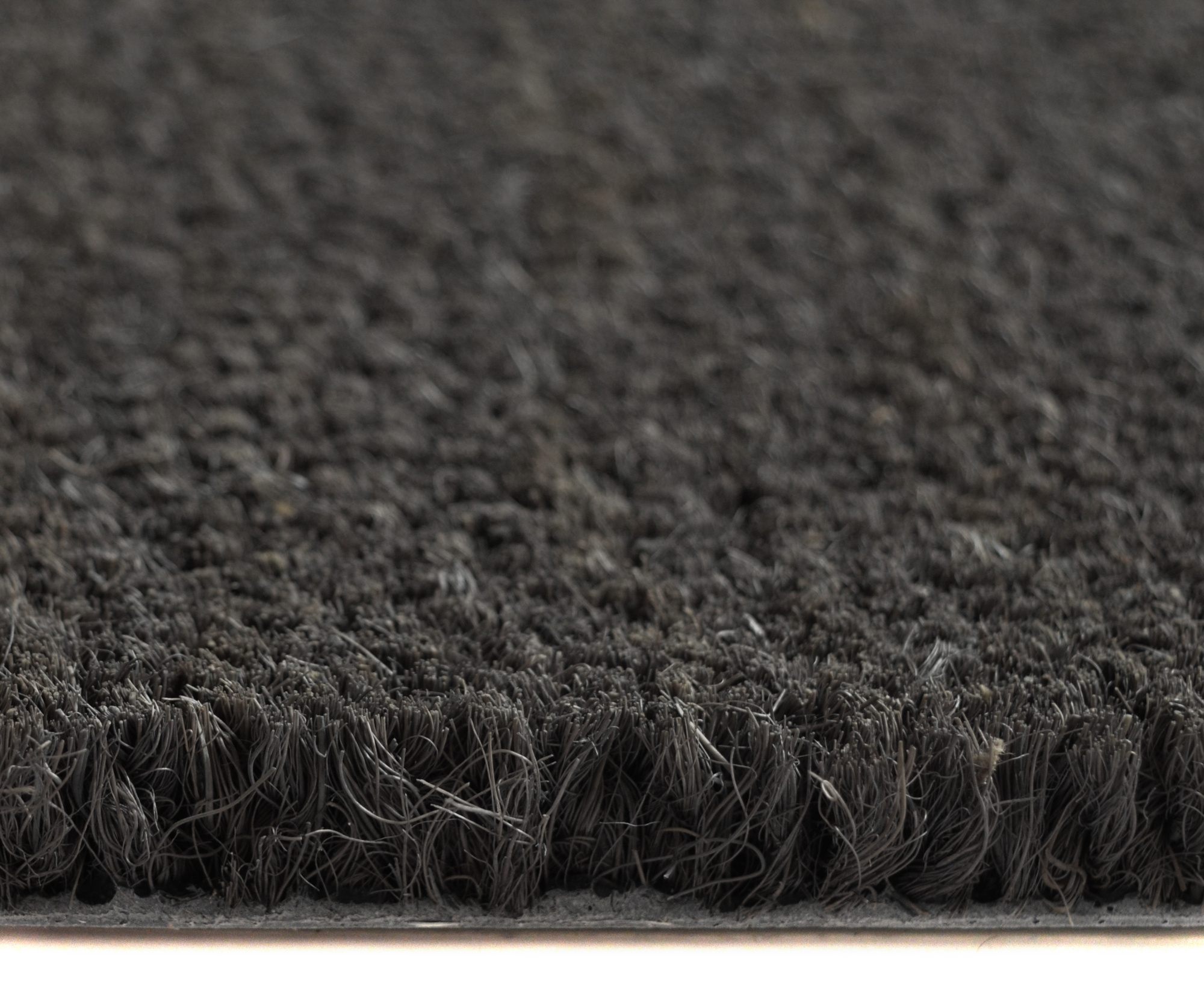 Noir brosse Spécial PMR-ERP Fibre de Coco 17 mm Écru, fibres résistantes au fort pouvoir grattant