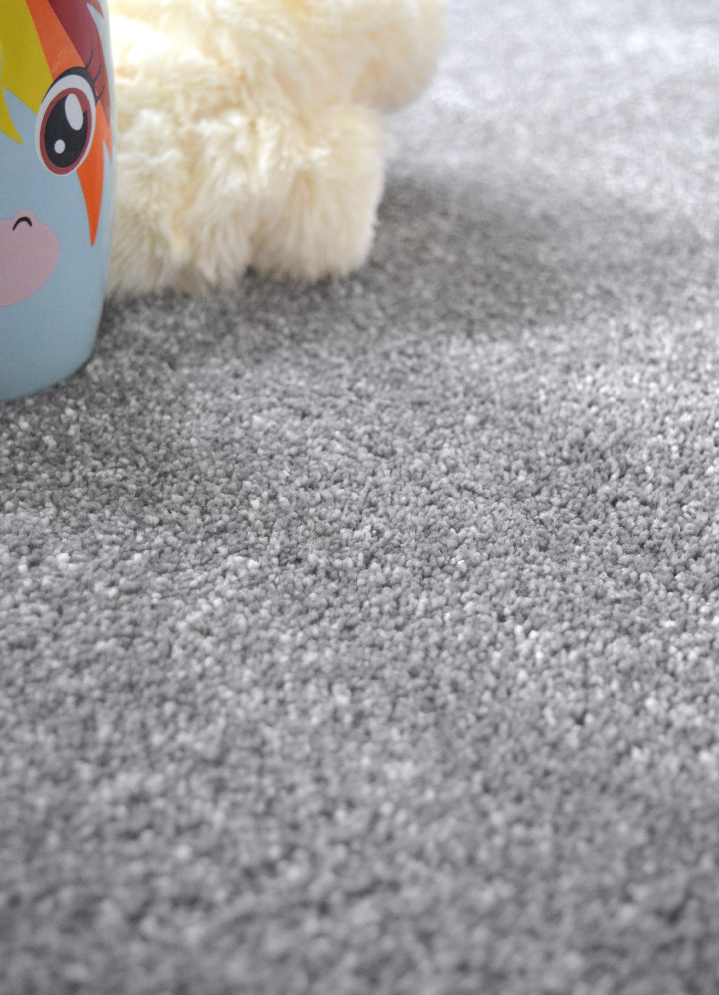 Moquette - Lovely - Gris acier - vue de près