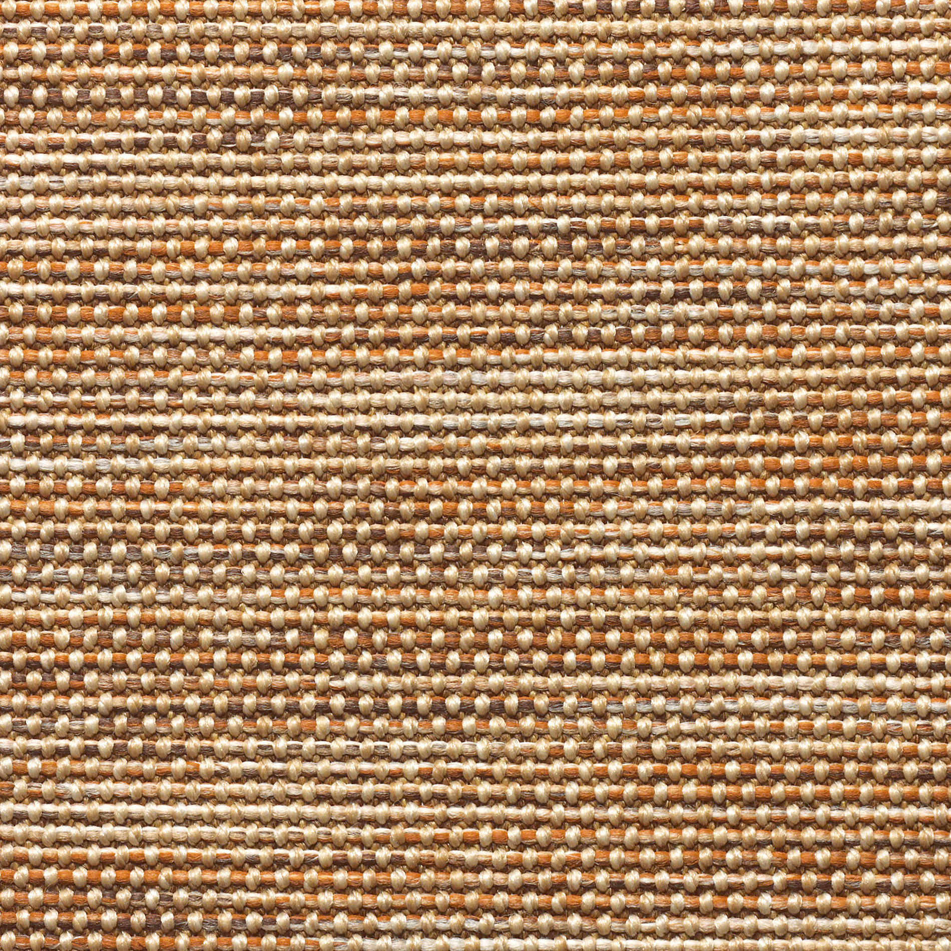 Tissé plat aspect naturel - Flow - Orange biscuit