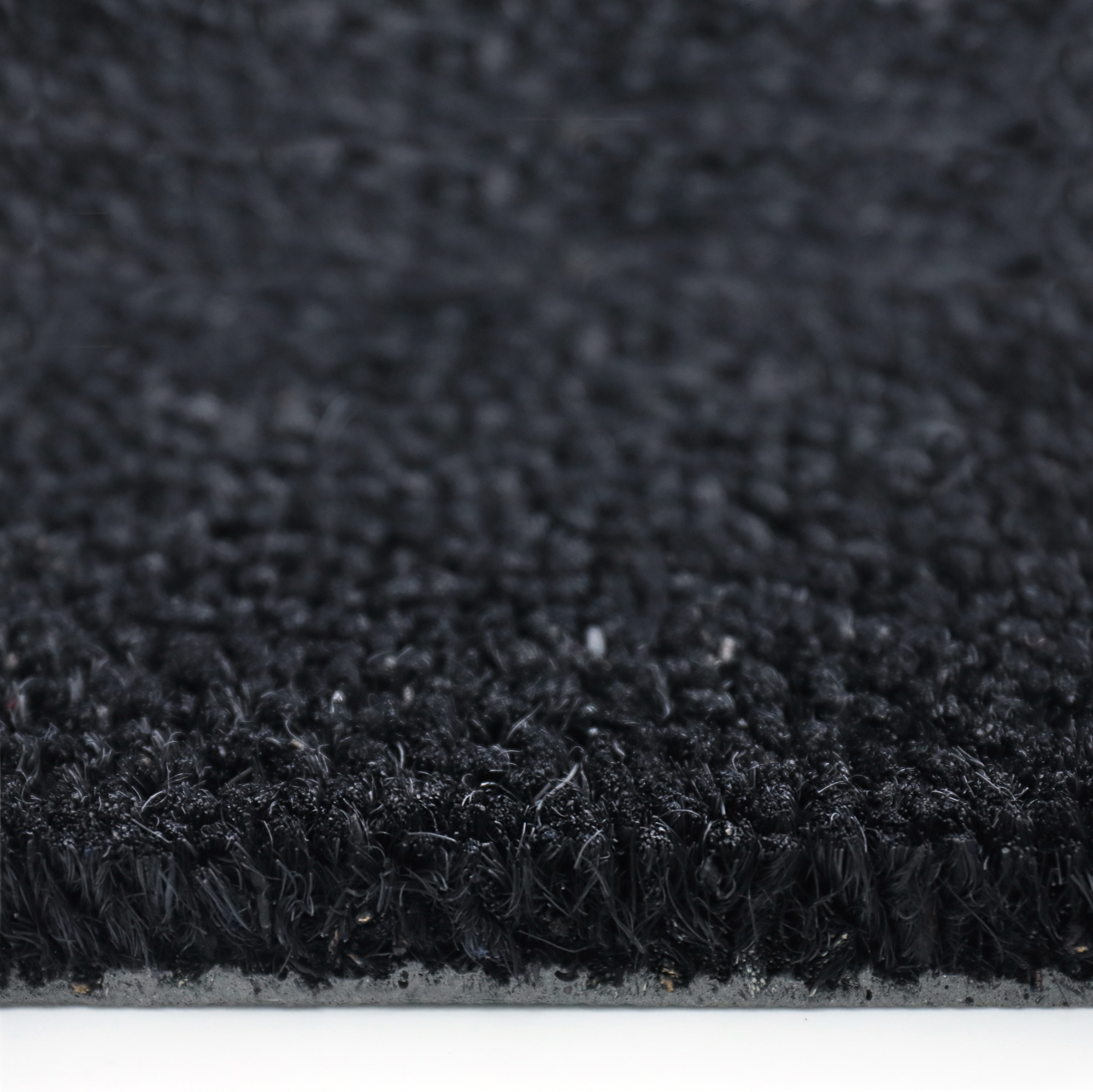 Paillasson brosse Fibre de coco 17 mm Noir, tapis coco durable pour intérieur ou extérieur sous abri