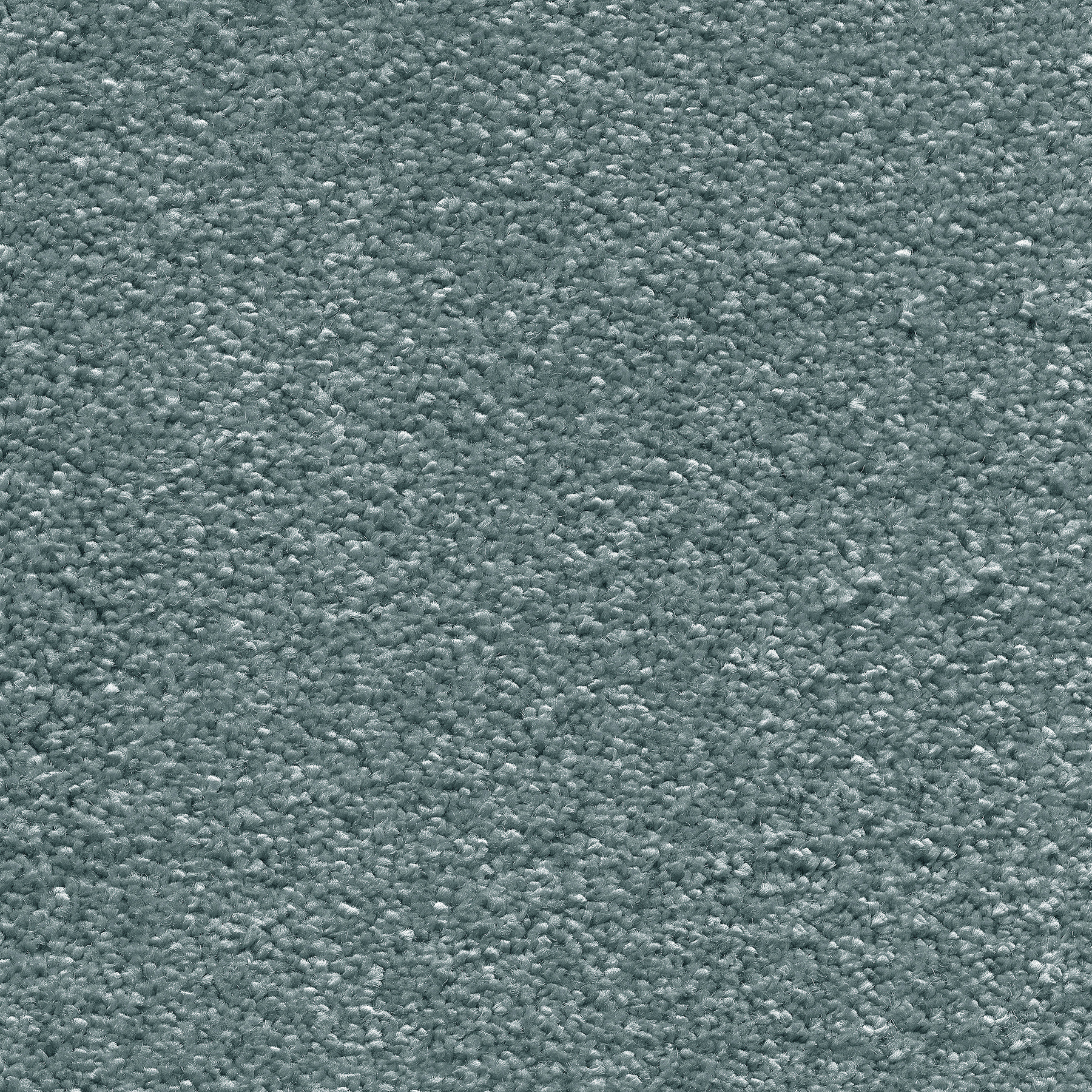 Gros plan sur les fibres épaisses de la moquette Lovely bleu orage, moelleux et confortable