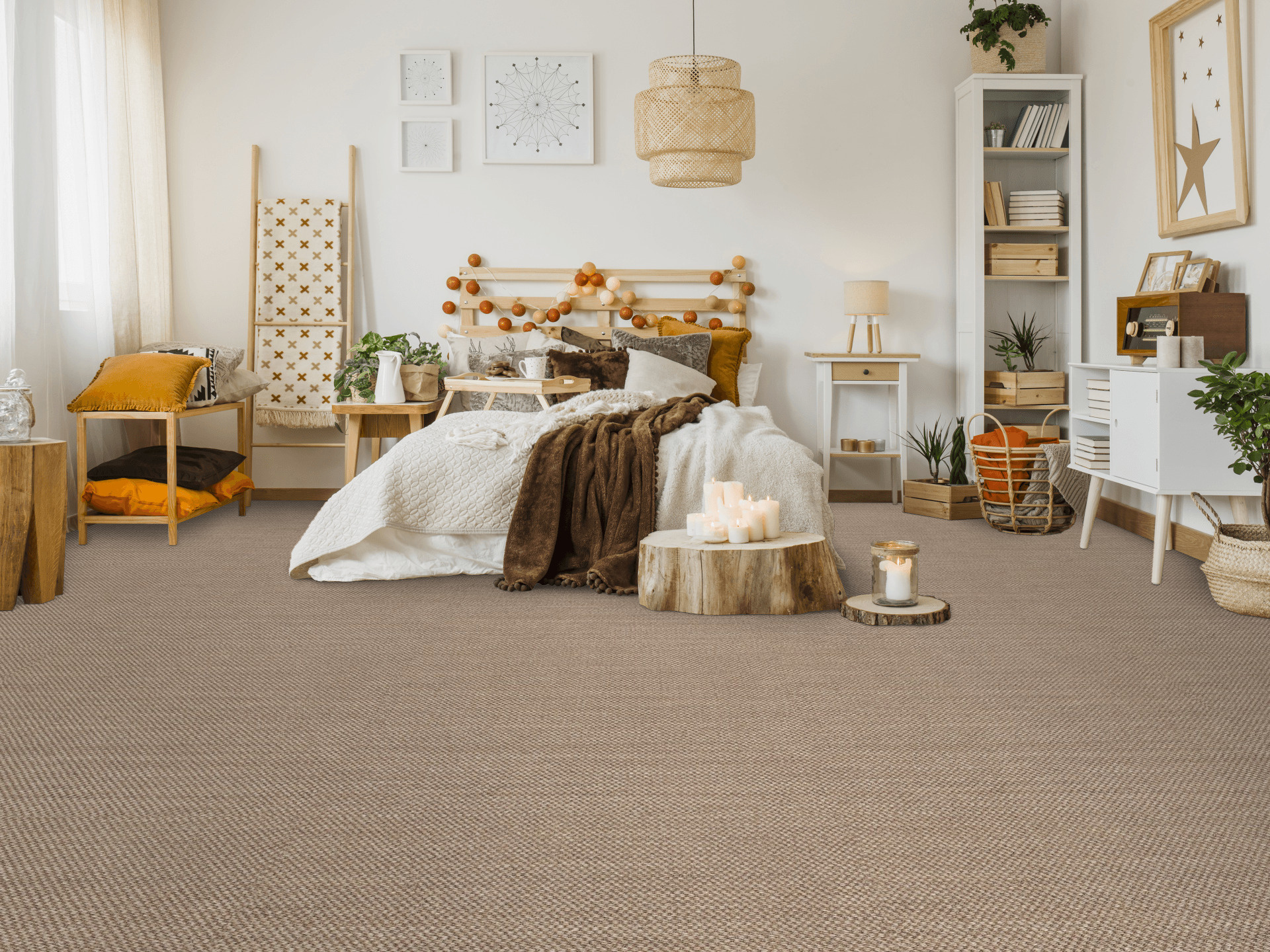 Sol Sisal - Muse - Seigle dans une chambre lumineuse au style naturel et authentique