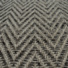 Tapis indoor outdoor tiss plat Swing black and grey - Ganse expression gris organic - matire