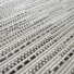 Tapis tiss plat Designer black and white - Ganse fibre de coton gris carbone - gros plan