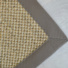 Tapis sisal Muse seigle - Ganse fibre de coton chanvre - coin