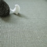 Tapis sisal Minimal  gris mtallique - Ganse fibre de coton noir profond - matire