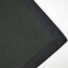 Tapis sisal Minimal black Blue - Ganse fibre de coton noir profond - coin