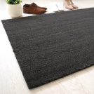 Paillasson coco anthracite 17 mm, fibres naturelles anti-poussière pour entrée moderne