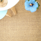 Sol Sisal - Loop - Seigle sublimé par une décoration aux couleurs douces et naturelles