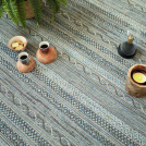 Tissé plat Salsa Orage, revêtement graphique en polypropylène pour intérieur et extérieur
