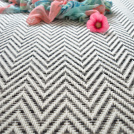 Moquette Tissé plat Swing - Black and White
