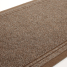 Tapis de passage Antidérapant au mètre - Marron, surface textile finement structurée aux tons chauds