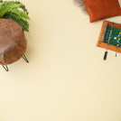 Sol Sisal Loop Pampa avec tissage en boucles épaisses et fibres naturelles dans une ambiance chaleureuse