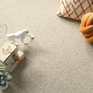 Moquette naturelle en laine Wooly - Nude apportant douceur et confort à une chambre d’enfant