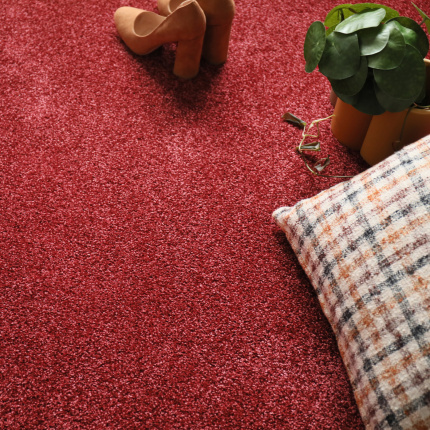 Moquette Délicatesse - Rouge gourmand apportant chaleur et caractère à une décoration aux accents naturels
