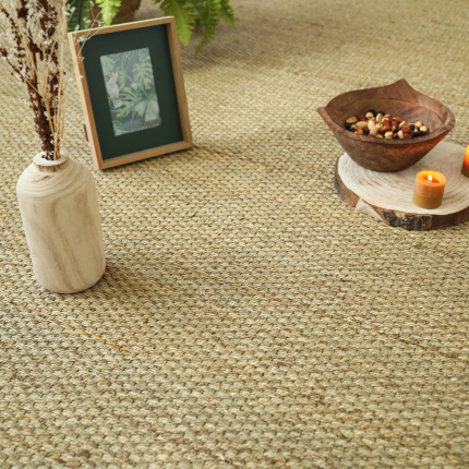 Jonc de mer Fin Panama - Naturel brut dans une ambiance authentique avec accessoires déco en fibres naturelles