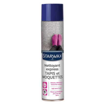 Starwax : le nettoyant express pour tapis et moquettes - Arosol de 600ml