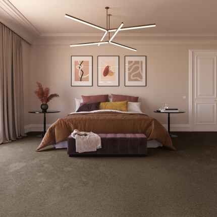 Moquette - Palace - Marron tonka - chambre