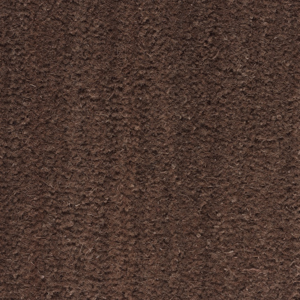 Paillasson brosse marron 17 mm en coco Spécial PMR-ERP, vue matière brute