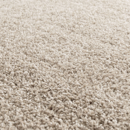 Moquette épaisse Origin Shag Fil de lin, texture shaggy dense aux nuances naturelles lumineuses