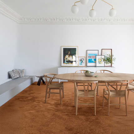 Moquette Smooth - Orange tomette - Salon