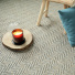 Moquette Tissé plat Swing - Natural and Blue - salon