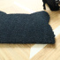 Tapis d’entrée déco Chat - Fibre de Coco 17mm - Anthracite pour protéger le seuil tout en affirmant une déco originale