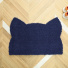 Tapis d’entrée déco Chat - Fibre de Coco 17mm - Bleu pour personnaliser un seuil de porte avec fantaisie