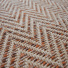 Moquette Tissé plat Swing - Orange biscuit - gros plan