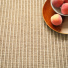Tissé plat aspect naturel - Terra - Biscuit - gros plan