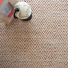 Moquette Tissé plat Swing - Orange biscuit - Vue de haut