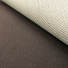 Vue du dossier et de la texture de la moquette Sylon - Marron tonka, classée feu