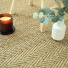 Sol en Jonc de mer Fin Chevron - Naturel brut dans une décoration naturelle associant matières végétales et lumière tamisée