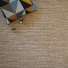 Tissé plat aspect naturel - Designer - Orange biscuit - vue de haut