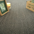 Sol Sisal Chevron - Héritage - Gris cendré avec cadres décoratifs, caisse en bois et tissage chevron graphique