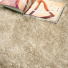 Moquette shaggy Glossy FusionBac Fil de lin, surface épaisse idéale pour chambre cocooning