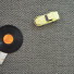 Moquette Tissé plat Swing - Black and Grey - Vue de haut