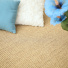Sol Sisal - Loop - Seigle accompagné de coussins et matières naturelles dans un esprit cocooning