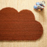 Tapis d'entrée déco Nuage - Fibre de Coco 17mm - Rouille, texture grattante et coloris inspiré des nuances automnales