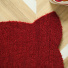 Tapis d’entrée déco Chat - Fibre de Coco 17mm - Rouge, paillasson de 17 mm d’épaisseur à surface grattante