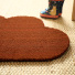 Tapis d'entrée déco Nuage - Fibre de Coco 17mm - Rouille, fibres de coco denses et finition arrondie au toucher texturé