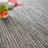 Tissé plat aspect naturel Designer grey and brown - vue de près