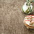 Moquette shaggy Glossy FusionBac muscade, texture dense pour chambre ou dressing