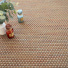 Tissé plat aspect naturel - Backstage Multicolor - Épices révélant un motif damier aux tonalités inspirées du safran et de la cannelle